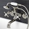 Kingston Brass KS226PN Wall Mount Tub Faucet with Hand Shower, Polished Nickel KS226PN - alternate 6